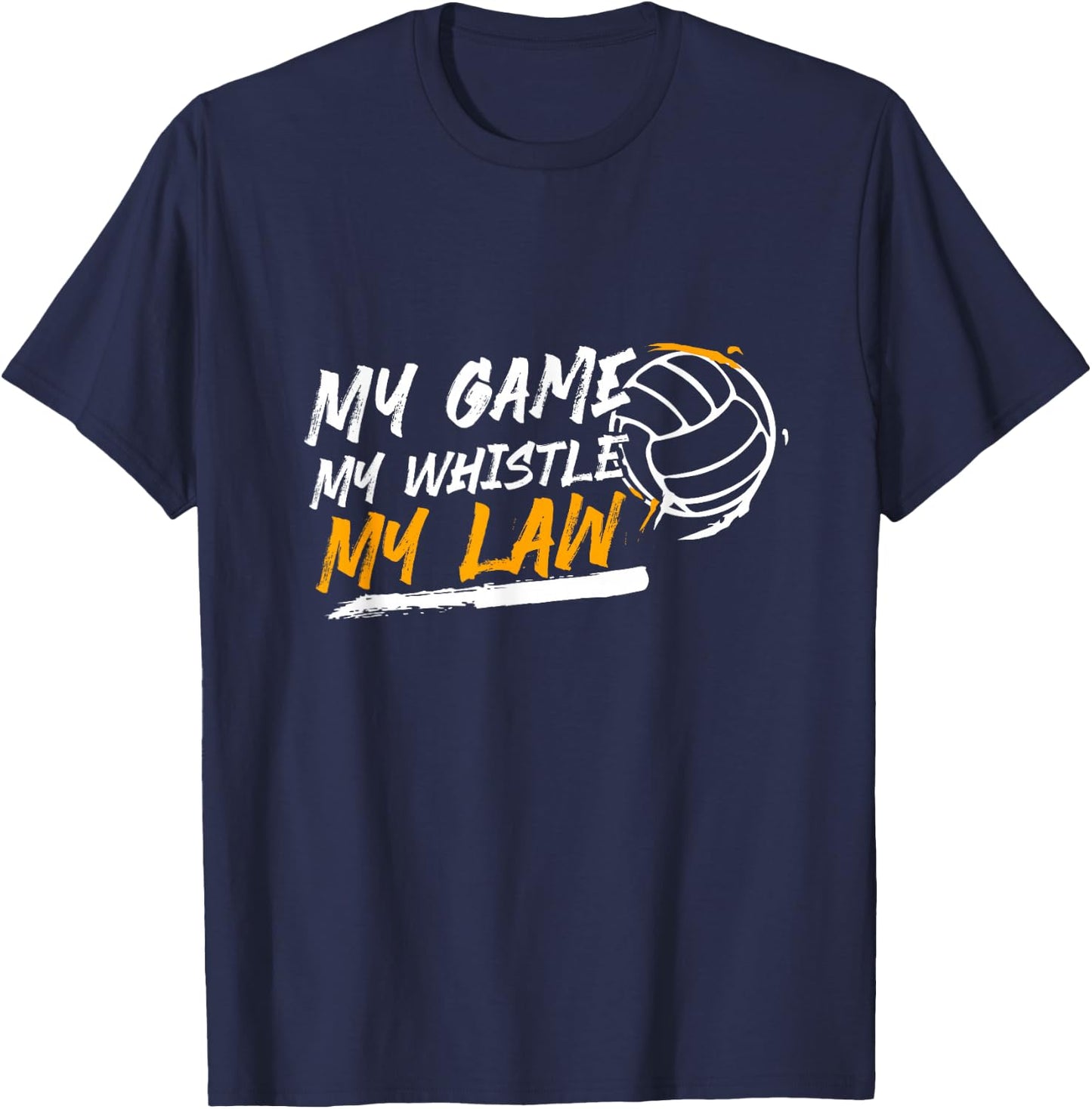 Volleyball Referee Gift | Volleyballer Schiri T-Shirt - T-Shirt | Navy