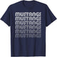 Vintage Animal Fan Vintage Mustangs - Kids, Adults - Black - Short Sleeve - Small - Classic Fit - Cotton 60%, Polyester 40% T-Shirt - T-Shirt | Navy