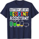 Battery Life of A Resident Assistant School Dorm T-Shirt - T-Shirt | Navy