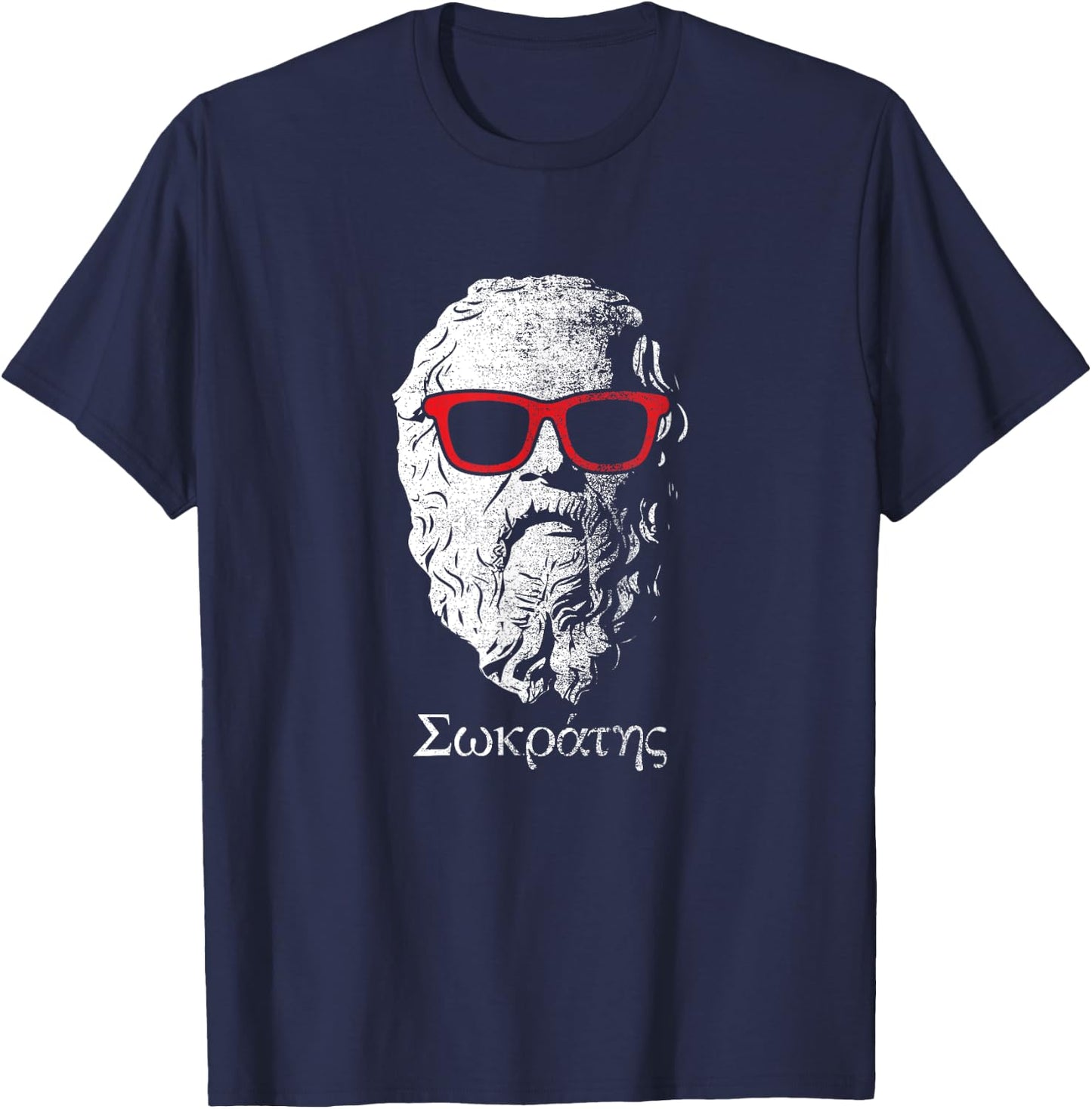 Cool Socrates Father Of Philosophy T-Shirt - T-Shirt | Navy