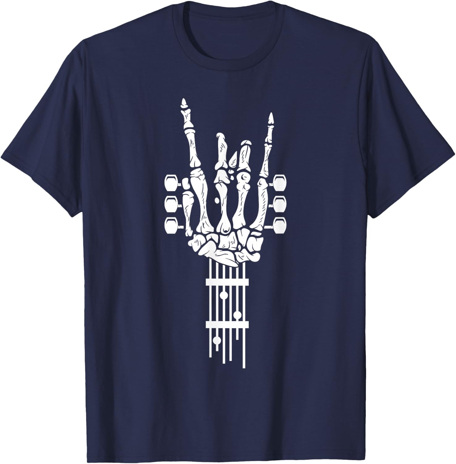 Rock and Roll Punk Rock Band Concert Guitar Accessories Gift T-Shirt - T-Shirt | Navy