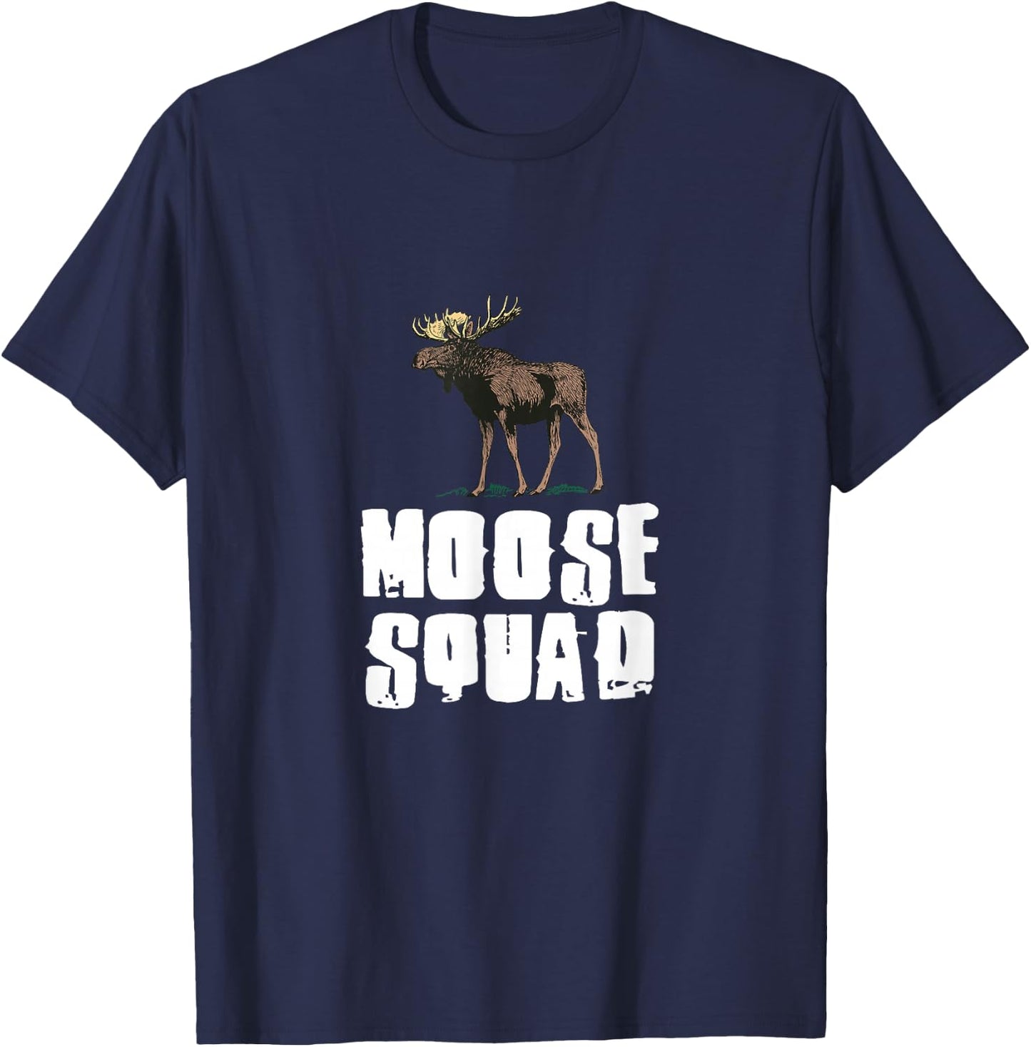 MOOSE Squad Cool Hunting MOOSE T-Shirt - T-Shirt | Navy