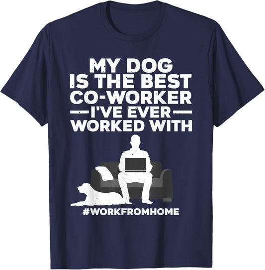Cool Work From Home Art Women WFH Working From Home T-Shirt - T-Shirt | Navy