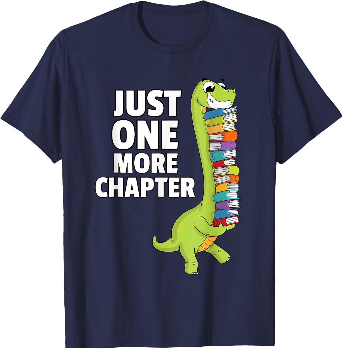 Just One More Chapter For Teacher Men Women Kids T-Shirt - T-Shirt | Navy