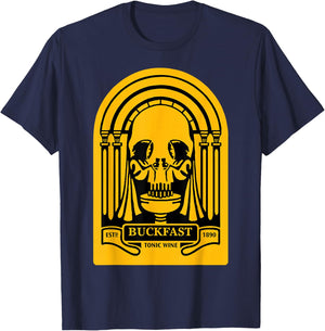 Buckfast Tonic Wine T-Shirt - T-Shirt | Navy