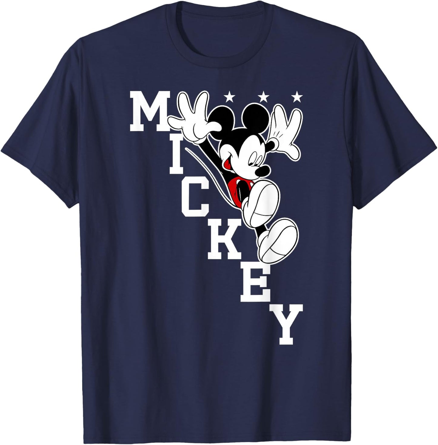 Disney - Mickey Mouse Captain T-Shirt - T-Shirt | Navy