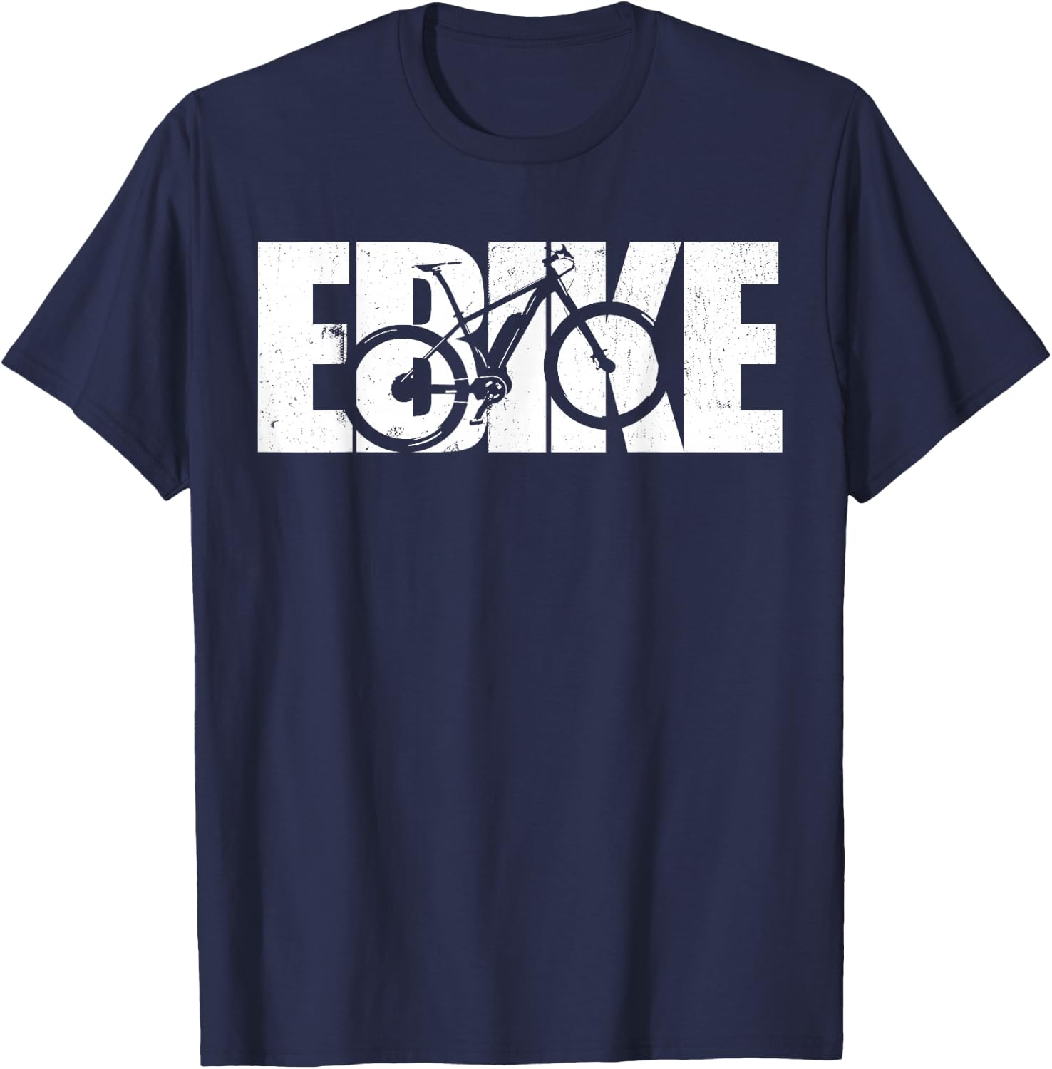 Cool E-Bike Electric Bike and Pedelec Design Gift T-Shirt - T-Shirt | Navy