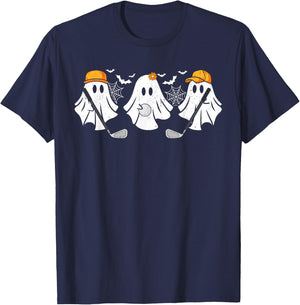Ghost Golf Ball Player Funny Halloween Costume Women T-Shirt - T-Shirt | Navy