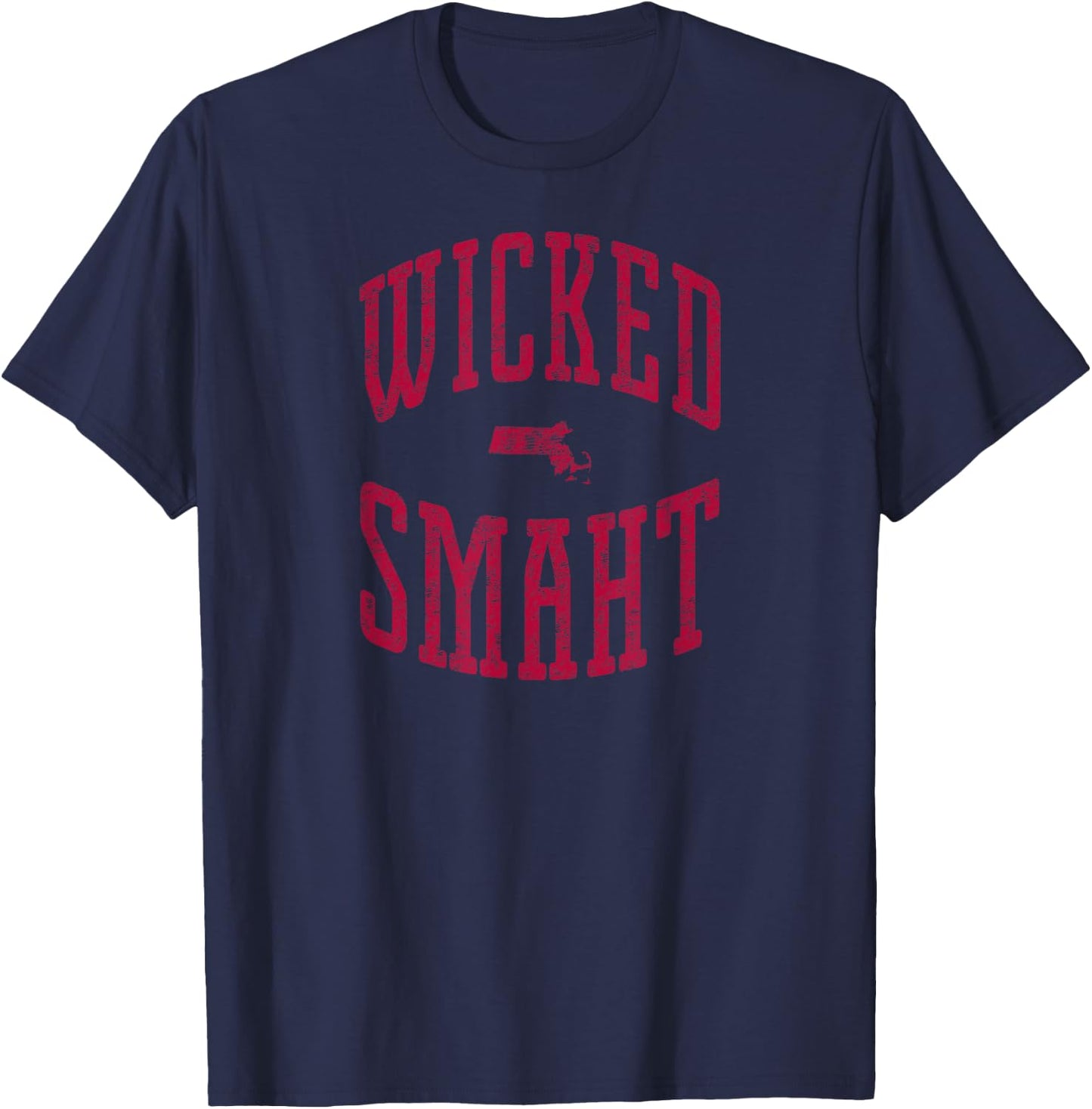 Wicked Smaht Vintage Style T-Shirt - T-Shirt | Navy