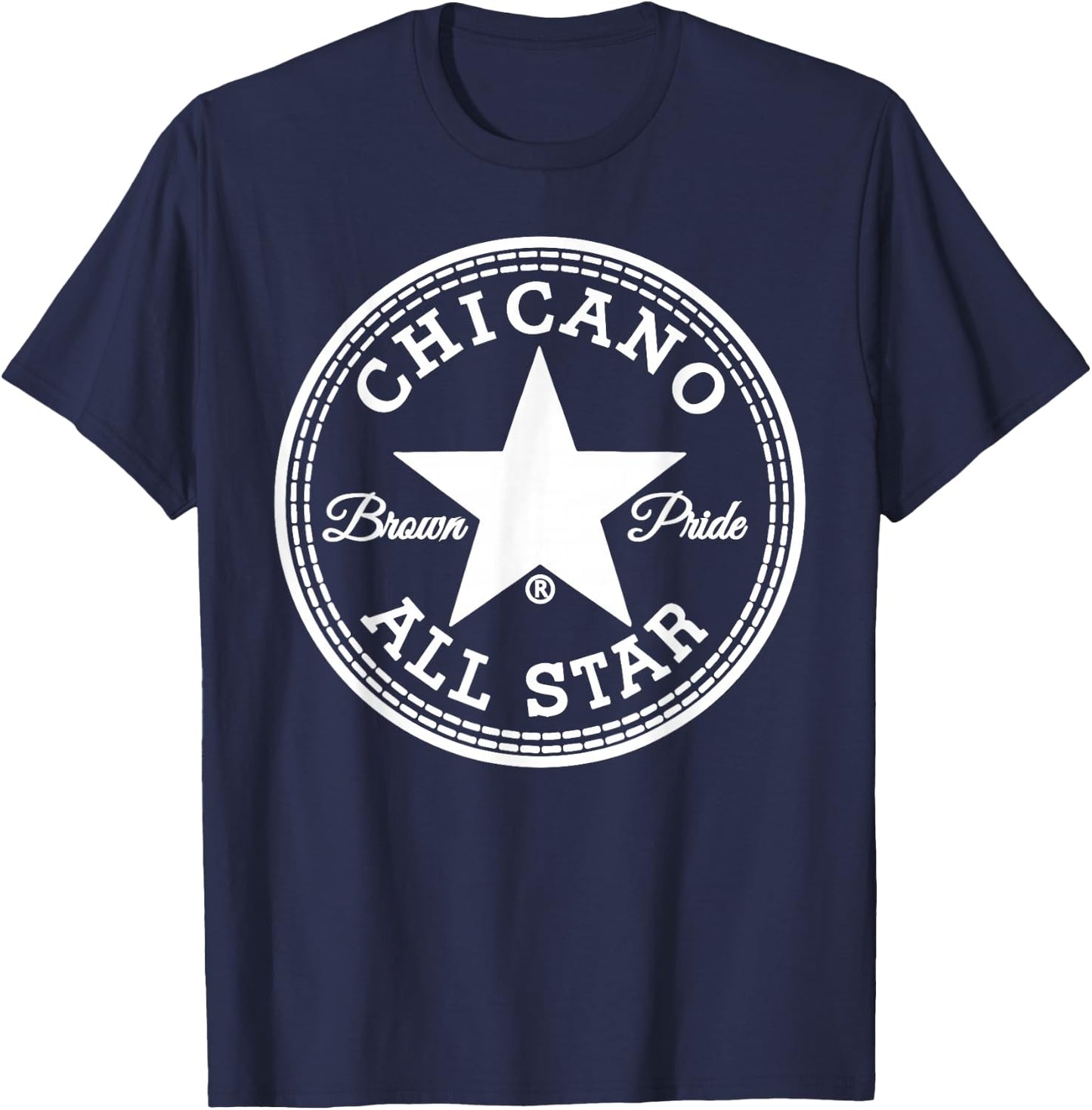 Chicano Brown T Shirt T-Shirt - T-Shirt | Navy