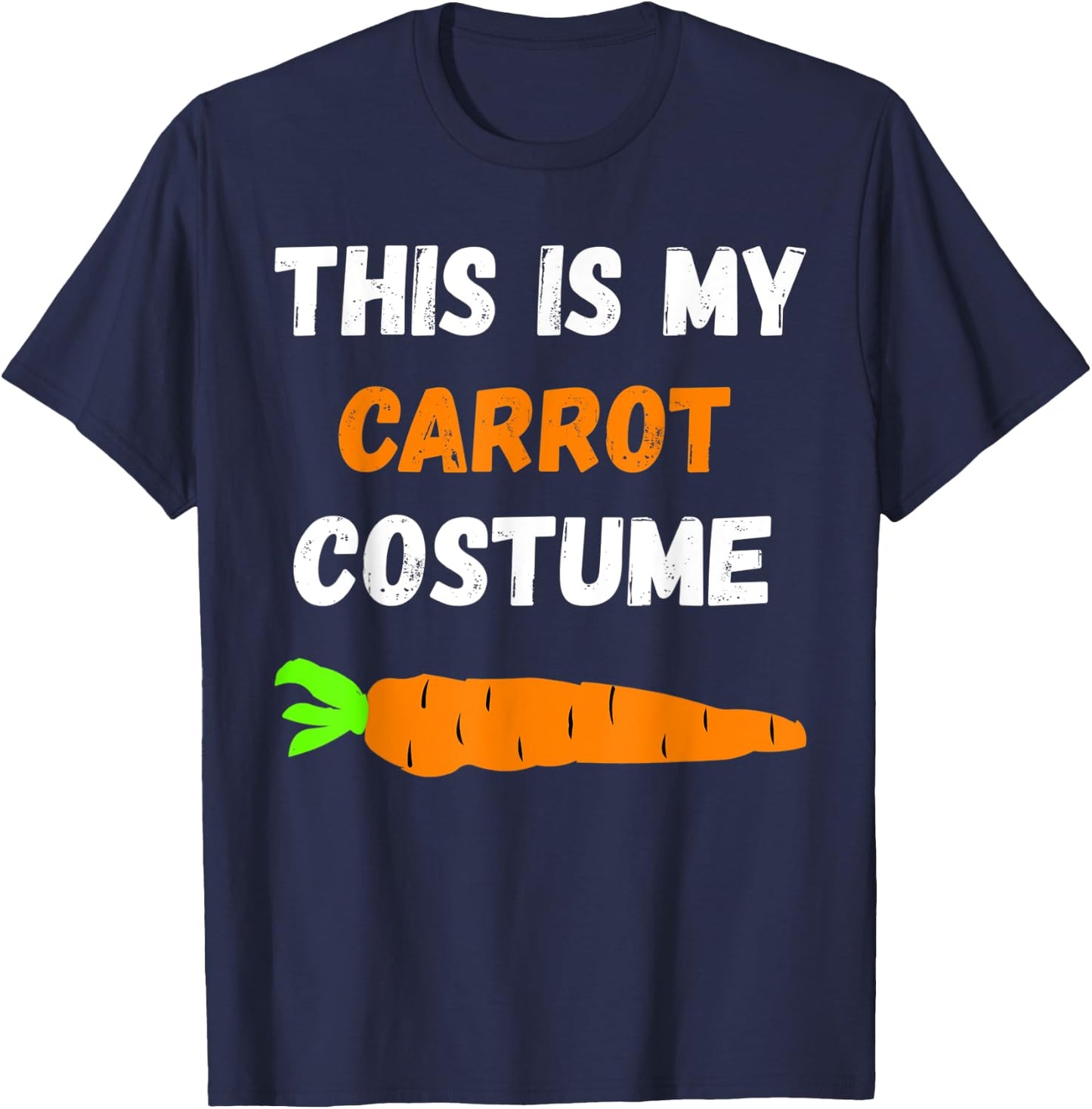 This Is My Carrot Costume Vegetables Organic Food T-Shirt - T-Shirt | Navy