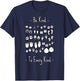 Be Kind To Every Kind animal lover, vegan or vegetarian T-Shirt - T-Shirt | Navy