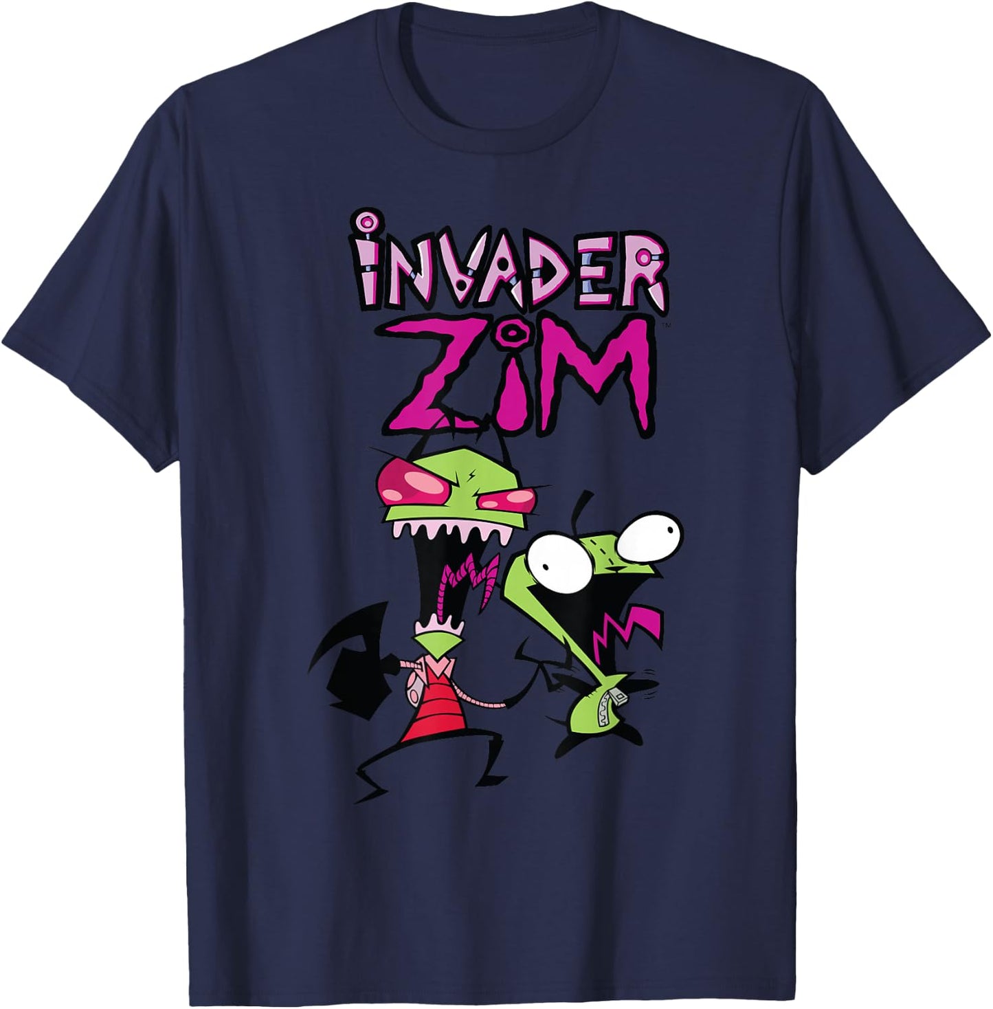 Nickelodeon Invader Zim and Gir T-Shirt - T-Shirt | Navy