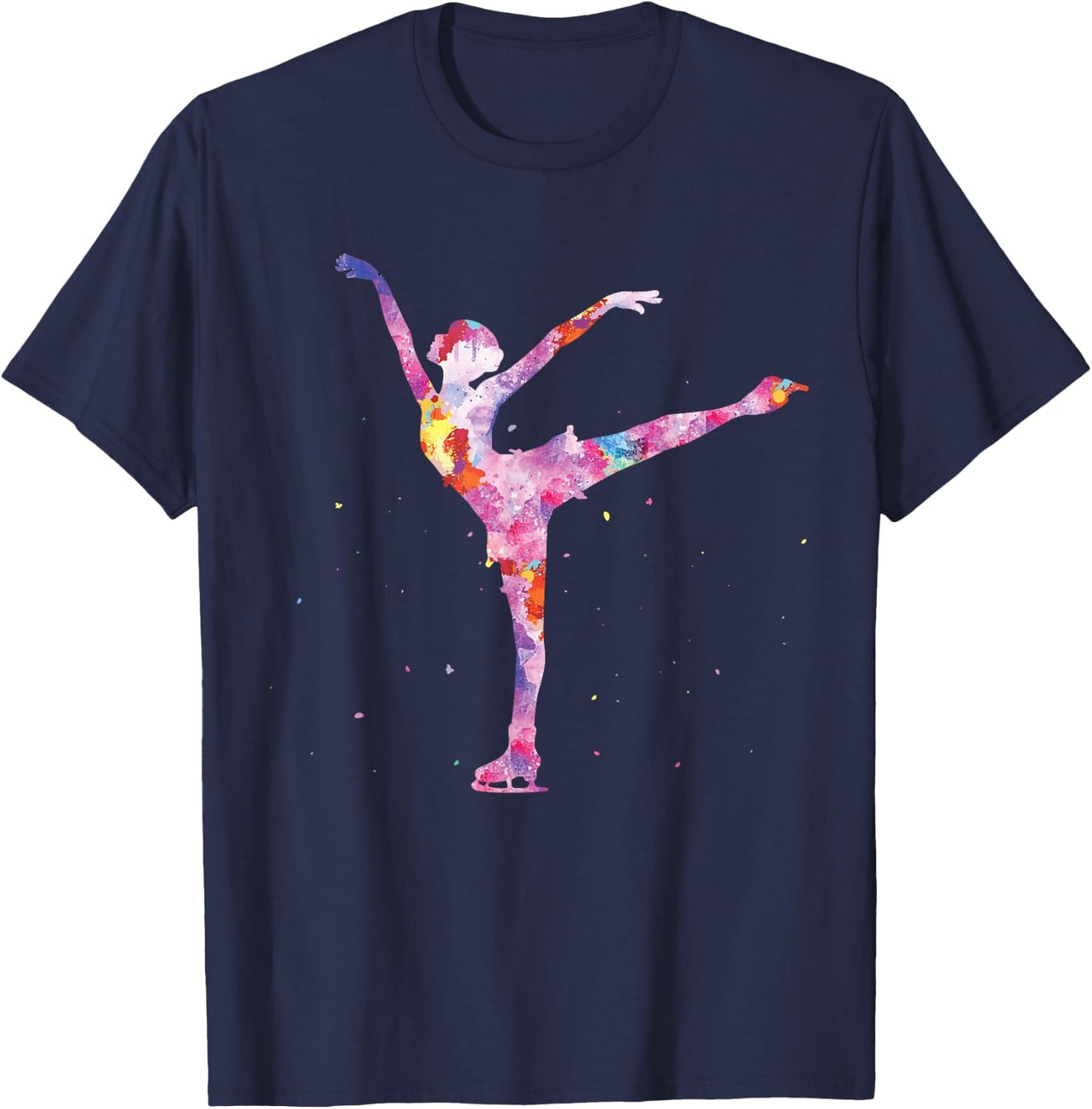Beautiful Figure Skating Gift - ice Skating T-Shirt - T-Shirt | Navy