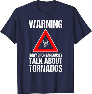 Storm Chaser Shirt Funny Storm Hunter Quote Weather Gift T-Shirt - T-Shirt | Navy