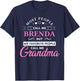Brenda Name Gift Personalized Grandma T-Shirt - T-Shirt | Navy
