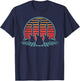 Bass Guitar Retro Vintage 80s Bassist Player Musician Gift T-Shirt - T-Shirt | Navy