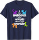 I Turn Balloons into Animals What's Your Superpower T-Shirt - T-Shirt | Navy