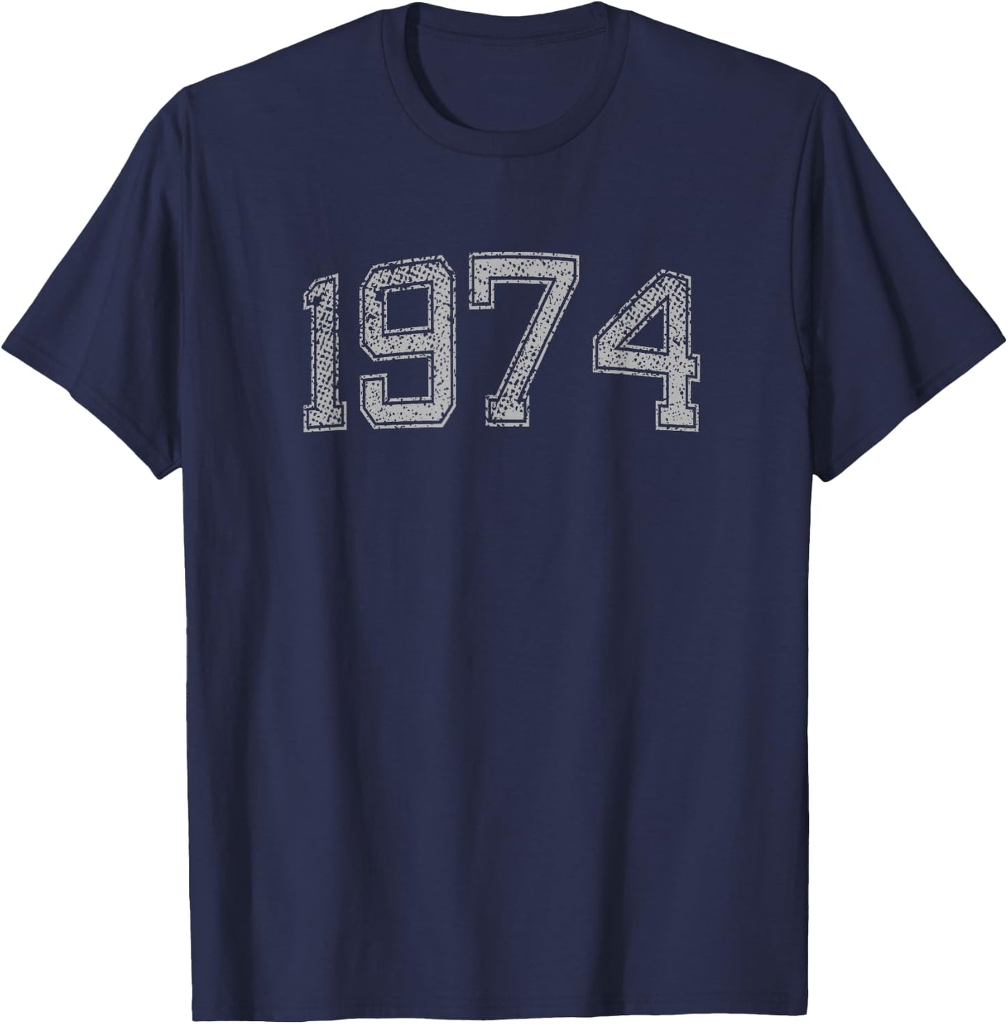 1974 Vintage Year B-Day T-Shirt - T-Shirt | Navy