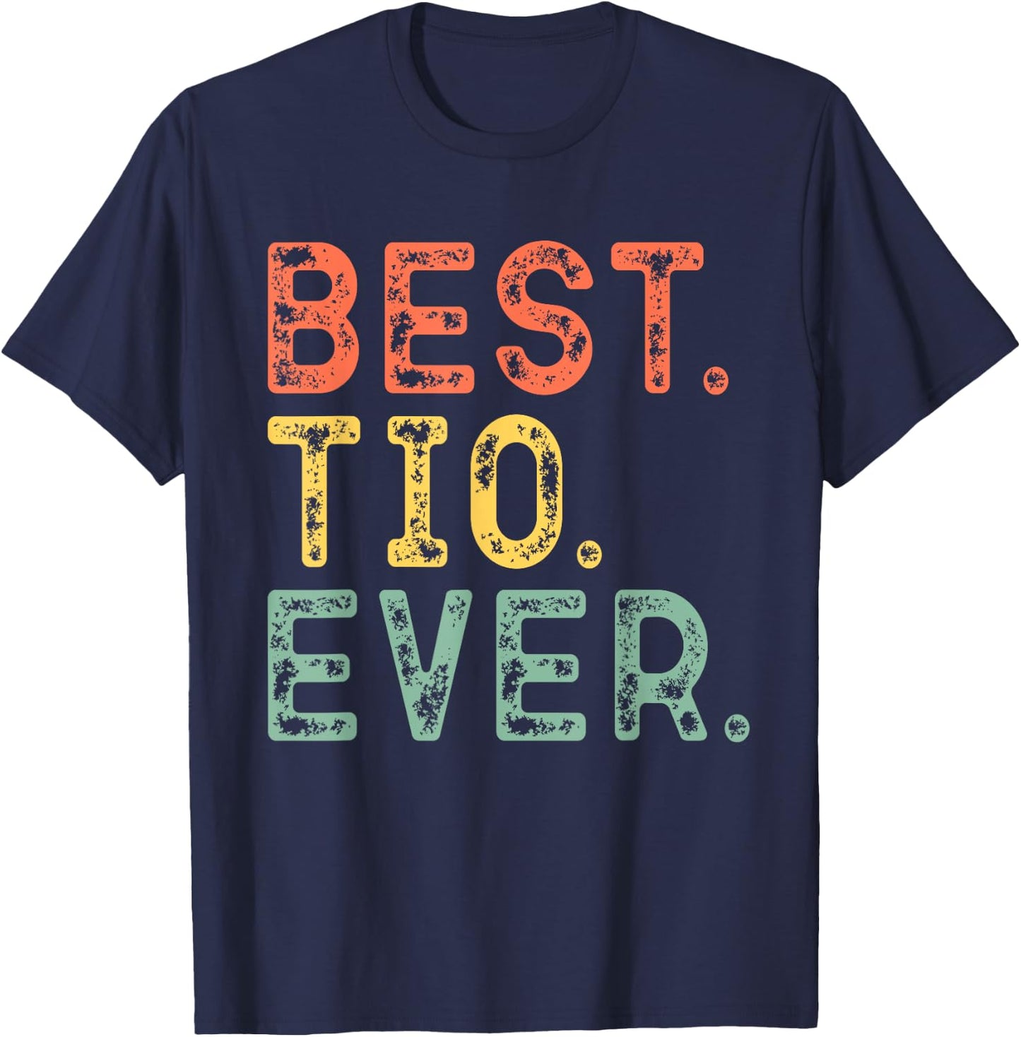 Best Tio Ever Funny Vintage Retro T-Shirt - T-Shirt | Navy