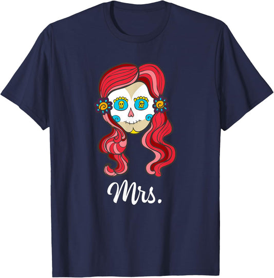 Matching Zombie Gifts for Couples Halloween Zombie costume T-Shirt - T-Shirt | Navy