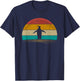Penguin Shirt Vintage Penguin Bird Animal Penguin Lover T-Shirt - T-Shirt | Navy
