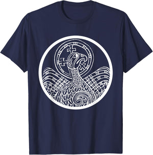 Book Kells Neues Testament Christ T-Shirt - T-Shirt | Navy
