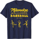 Classic Milwaukee Baseball Fan Retro T-Shirt - T-Shirt | Navy