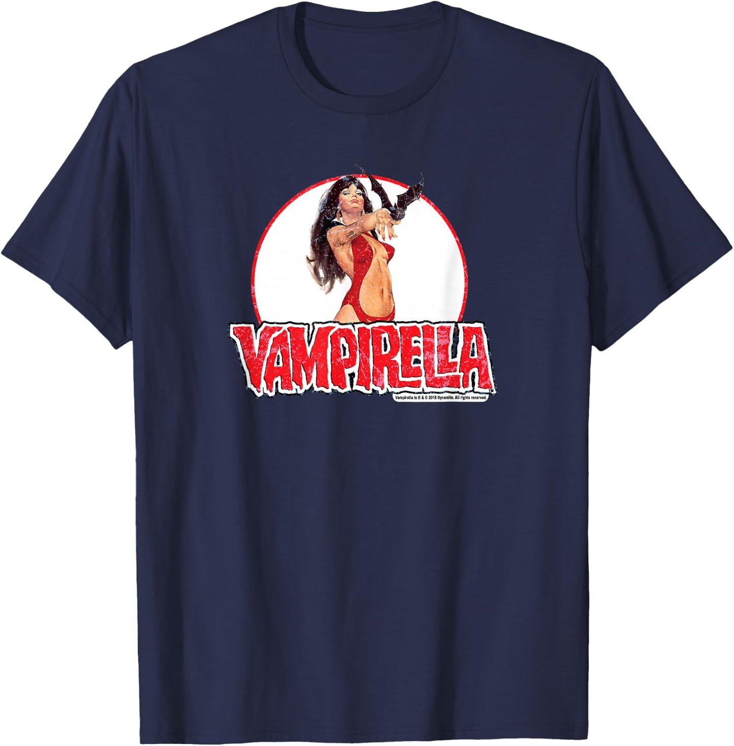 Vampirella 'Classic Art' T-Shirt - T-Shirt | Navy