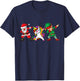 Dabbing Santa Elf Unicorn Christmas Kids Boys Men Xmas Gifts T-Shirt - T-Shirt | Navy