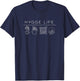 Hygge Life T-Shirt - T-Shirt | Navy