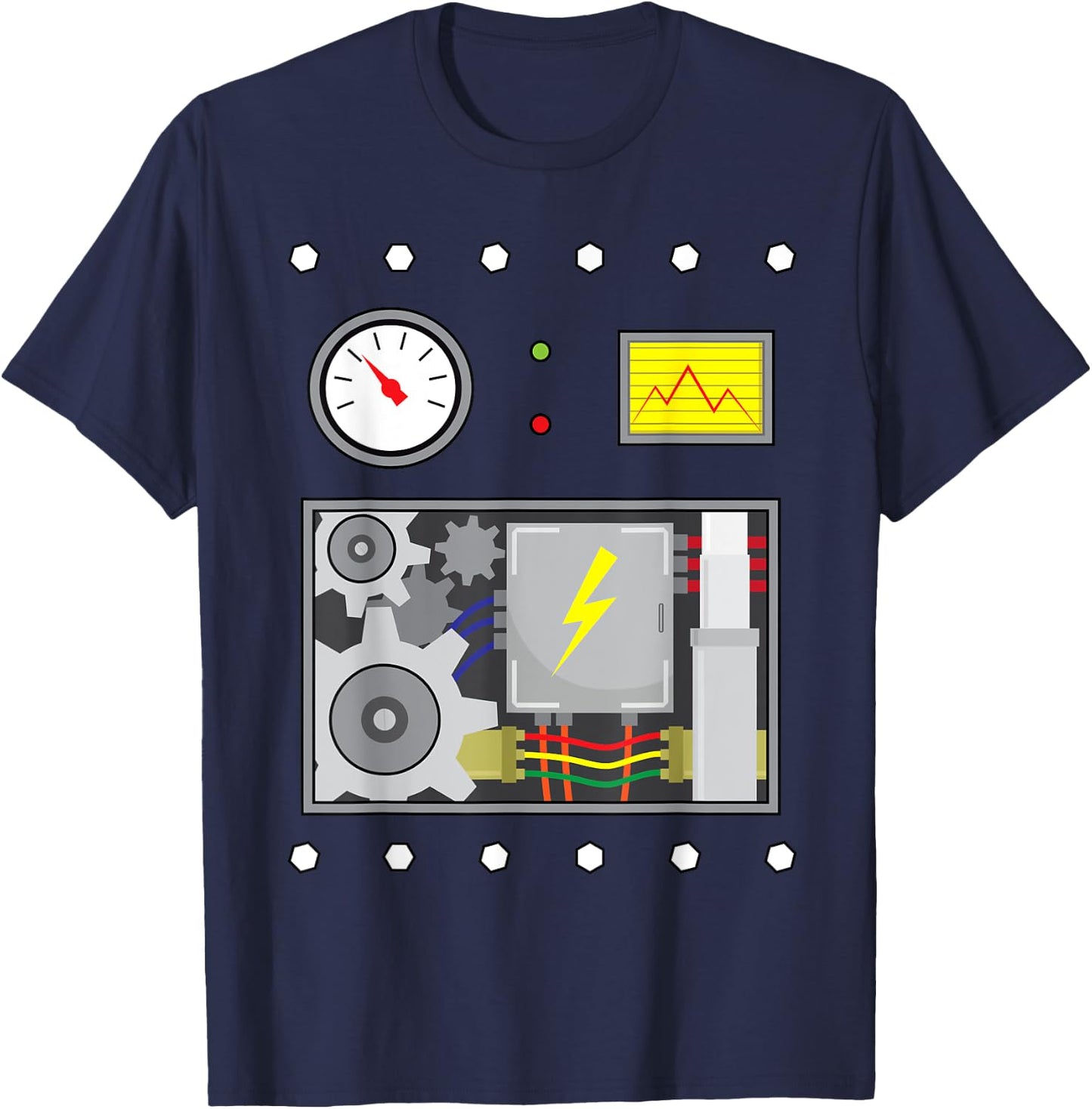 Robot Costume Halloween For Robot Fans, Men, Kids T-Shirt - T-Shirt | Navy