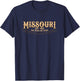 The Show Me State Missouri T-Shirt - T-Shirt | Navy