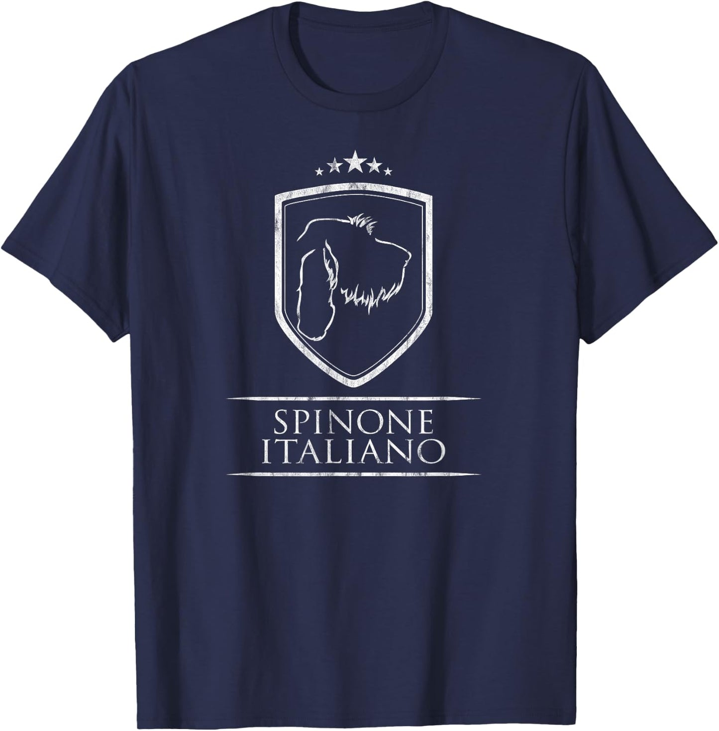 Spinone Italiano dog hund Shirt gift breed Men Women Kids T-Shirt - T-Shirt | Navy