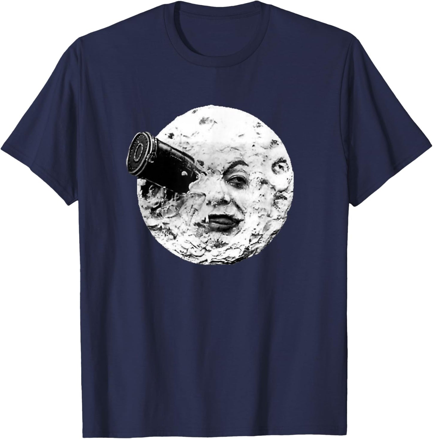 A Trip To The Moon Georges Melies T-Shirt - T-Shirt | Navy