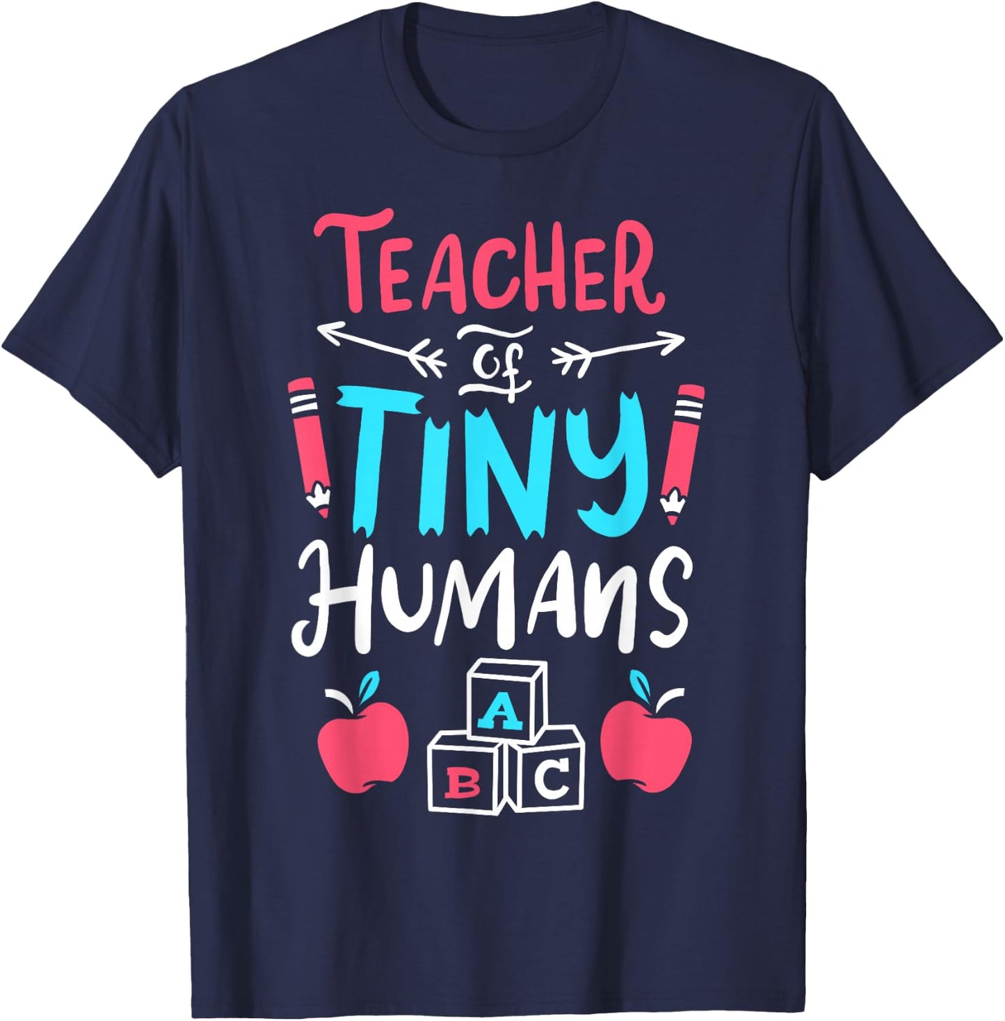 Teacher Preschool Pre K Kindergarten T-Shirt - T-Shirt | Navy