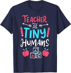 Teacher Preschool Pre K Kindergarten T-Shirt - T-Shirt | Navy