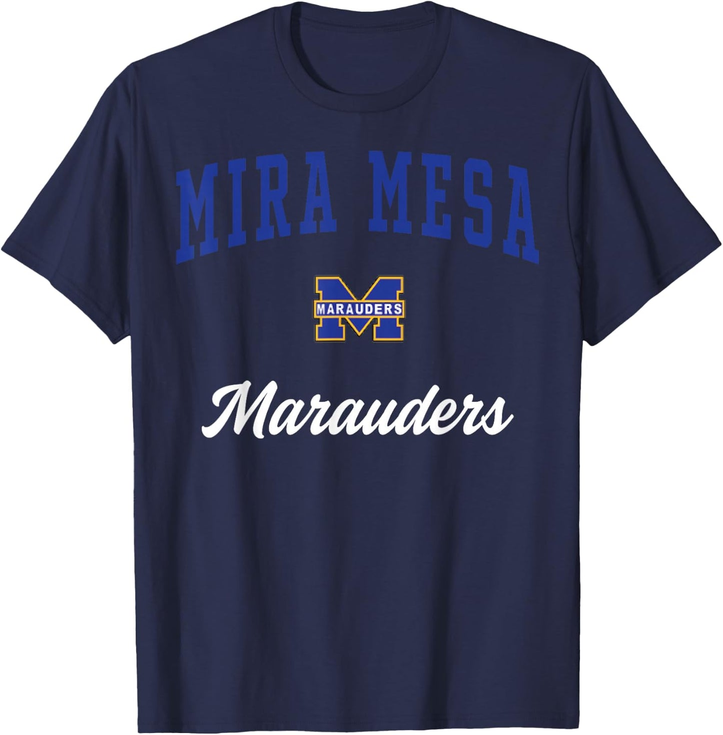 Mira Mesa High School Marauders C3 T-Shirt - T-Shirt | Navy