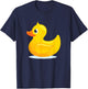 Duck Yelllow Cute Duckie Great for Kids T-Shirt - T-Shirt | Navy