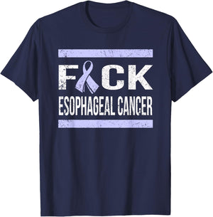 Support Esophageal Cancer awareness t shirt T-Shirt - T-Shirt | Navy