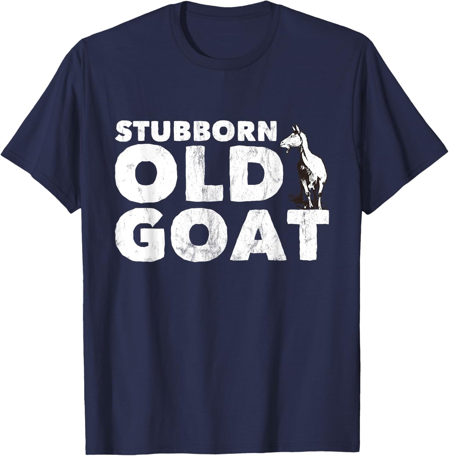 Stubborn Old Goat T-Shirt - T-Shirt | Navy