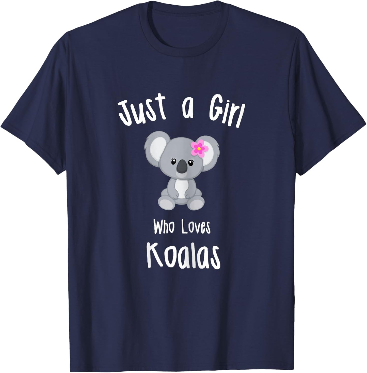 Koala Shirt for Girls | Koala T-Shirt - T-Shirt | Navy