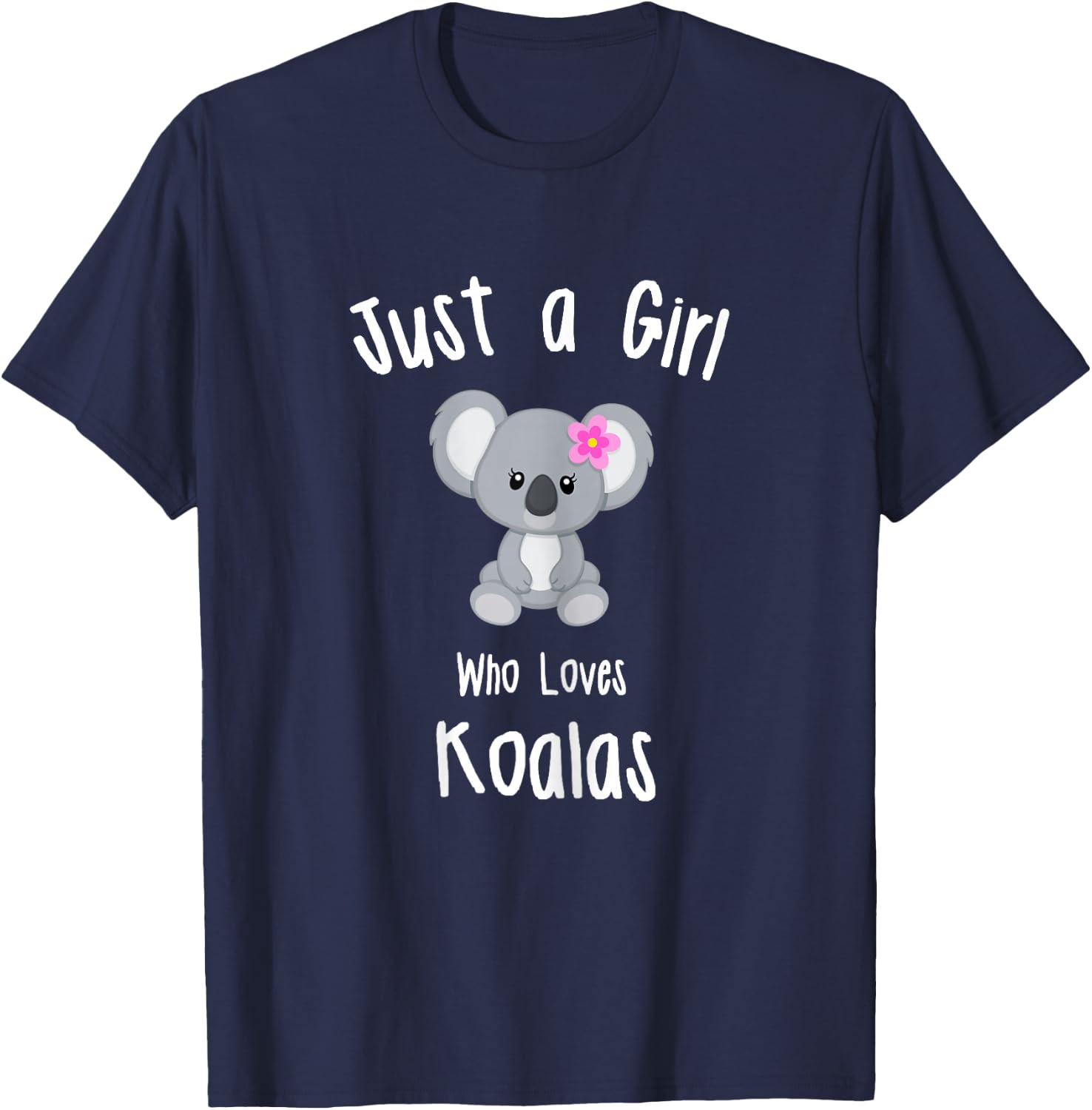 Koala Shirt for Girls | Koala T-Shirt - T-Shirt | Navy