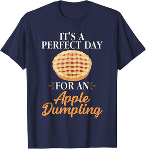 Baker Baking Gifts Women Funny Apple Dumpling T-Shirt - T-Shirt | Navy