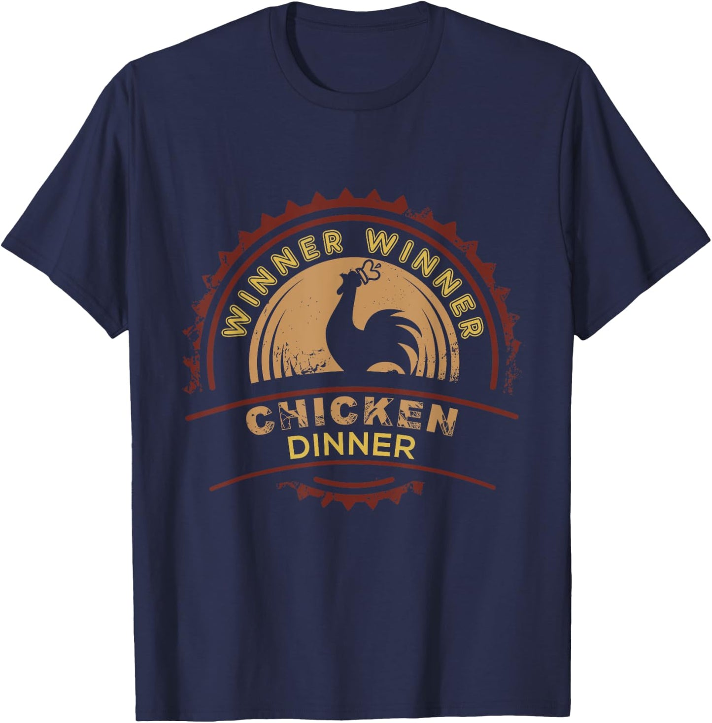 Winner Winner Chicken Dinner Shirt T-Shirt - T-Shirt | Navy
