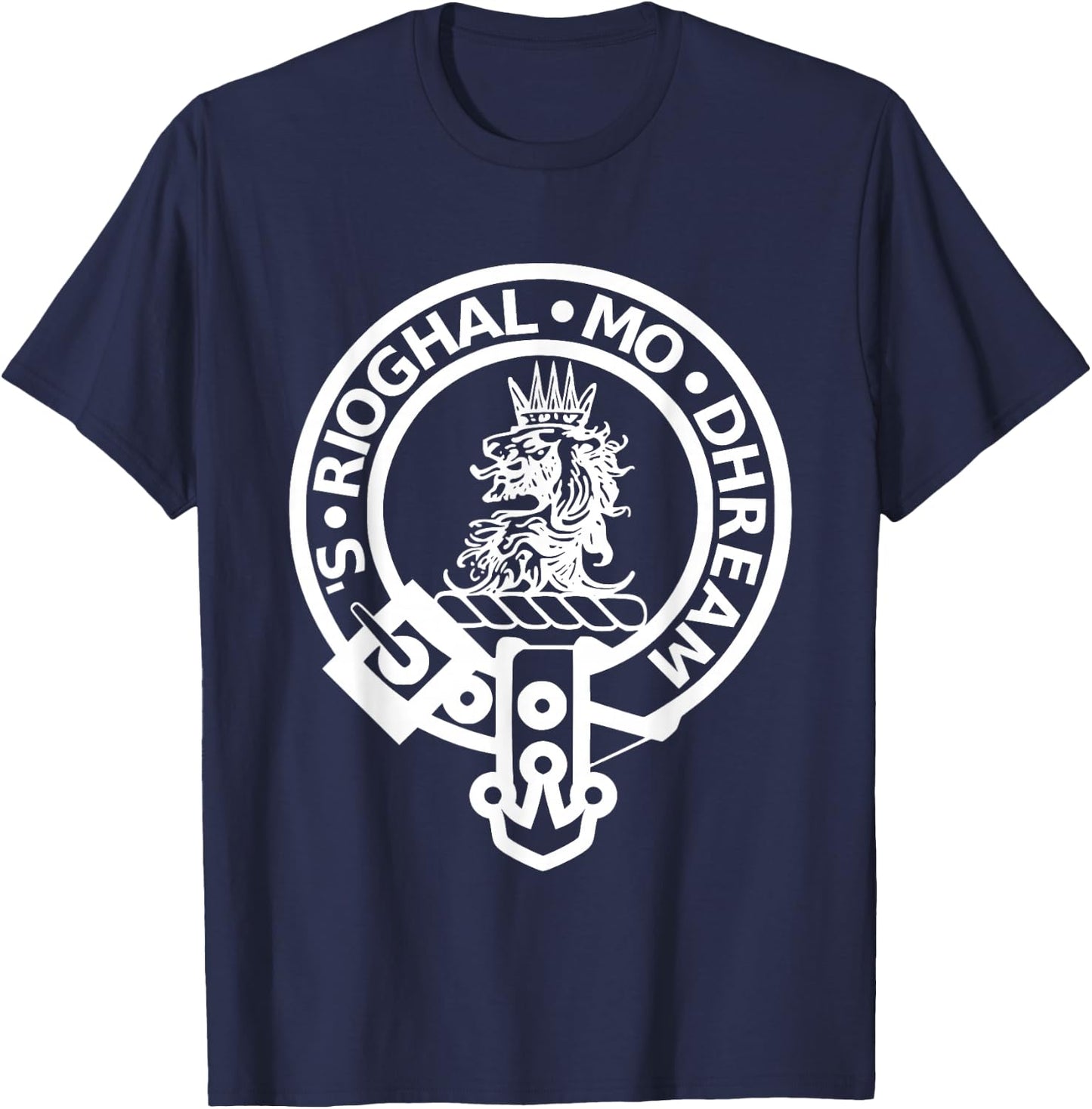 Clan McGregor Scottish Highland Scotland Surname T-Shirt - T-Shirt | Navy