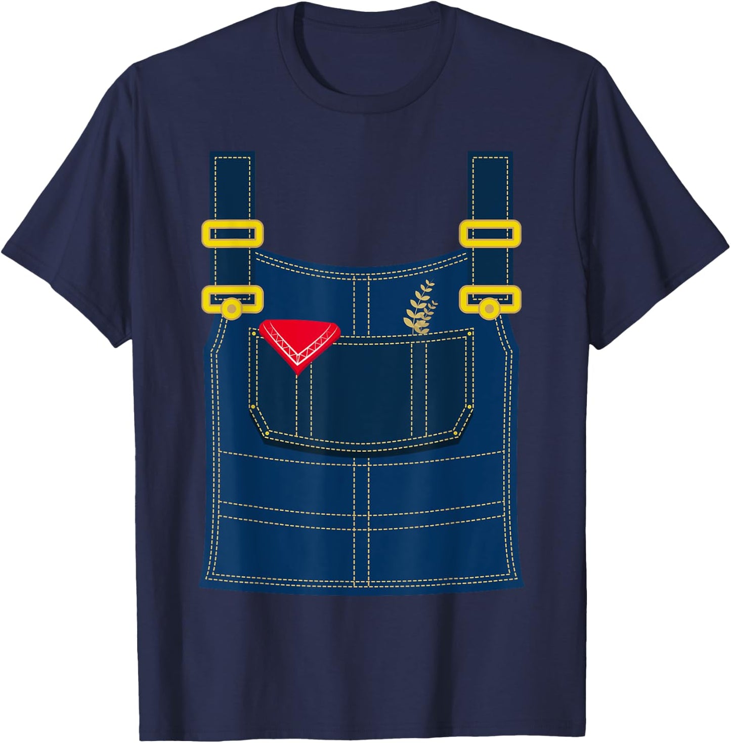 Farmer Costume Shirt - Redneck Halloween Costume T-Shirt - T-Shirt | Navy