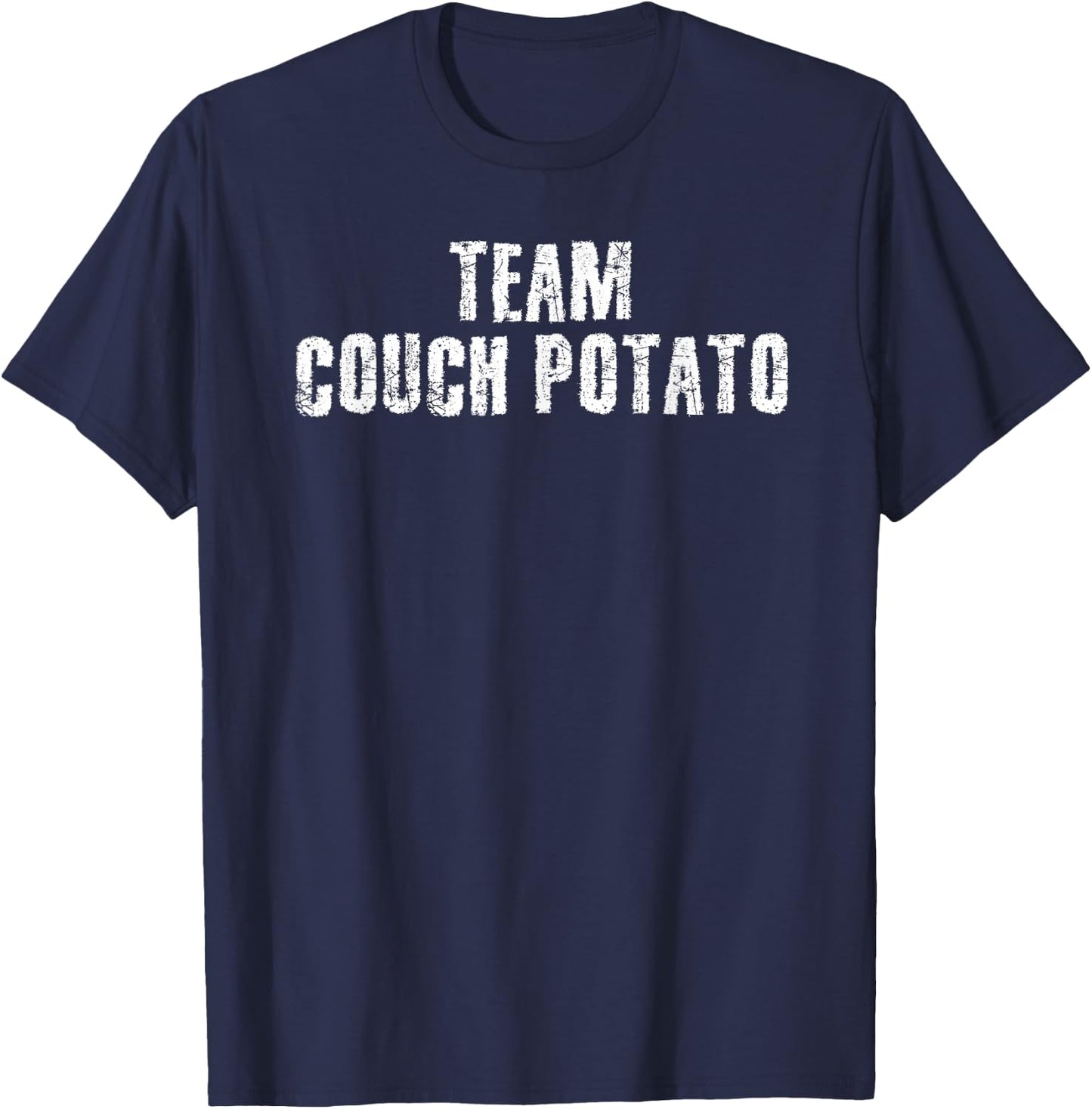 TEAM COUCH POTATO Shirt Funny Serie Movie Geek Gift T-Shirt - T-Shirt | Navy