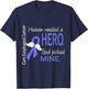 Esophageal Cancer Shirt Heaven Needed a Hero God Picked Mine T-Shirt - T-Shirt | Navy