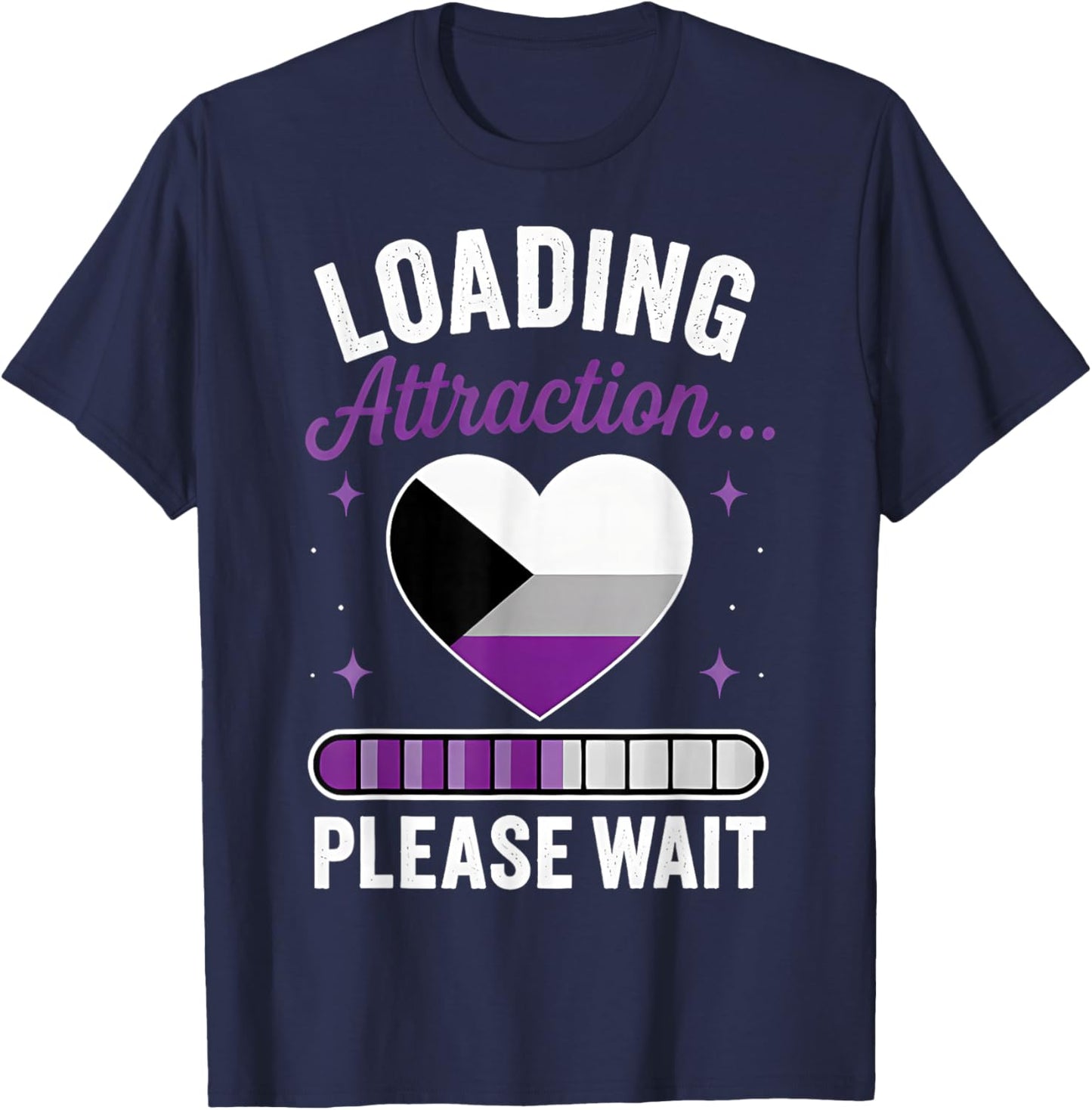 Funny Demisexual T-Shirt - T-Shirt | Navy